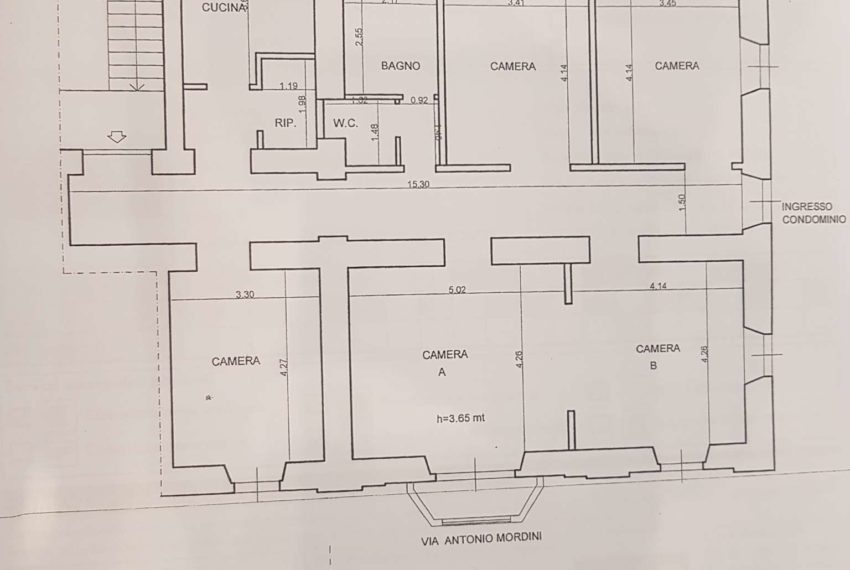 Appartamento in vendita via Antonio Mordini, Roma