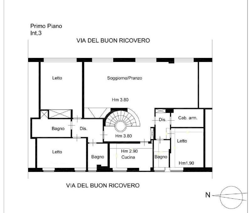 Villa in vendita via del Buon Ricovero, Roma